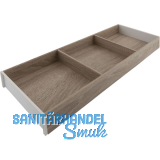 BLUM AMBIA-LINE Schubkastenrahmen breit, NL650mm, B200mm, Bardolino Eiche