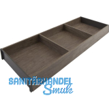 BLUM AMBIA-LINE Schubkastenrahmen breit, NL650mm, B200mm, Nebraska Eiche