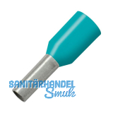 Aderendh�lse 0,34x8/12 mit Kragen t�rkis