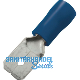 Flachstecker 6,3x0,8 Querschnitt 1 - 2,5 mm� isoliert blau