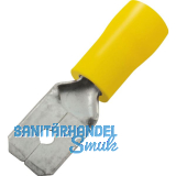 Flachstecker 6,3x0,8 Querschnitt 2,5 - 6 mm� isoliert gelb