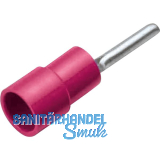 Stiftkabelschuh 1mm� isoliert rot