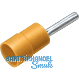 Stiftkabelschuh 6mm� isoliert gelb