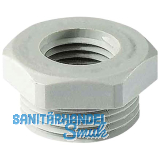 Reduktion M63x1,5/M50x1,5 RAL 7035 lichtgrau, SW68