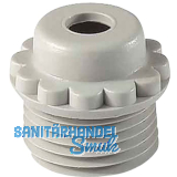 W�rgenippel PG21 mit Loch, RAL 7035 lichtgrau