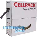 Schrumpfschlauch d�nnwandig 12,7 - 6,4 gelb, 8 Meter