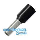 Aderendh�lse 1,5x8/14 mit Kragen schwarz