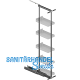 PEKA Hochschrank Standard Set KB 300 mm 1600 - 2000 mm Anthrazit