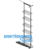 PEKA Hochschrank Standard Set KB 300 mm 1805 - 2205 mm Anthrazit