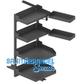 PEKA Pleno Maxi Plus Set 600-1300 rechts Anthrazit