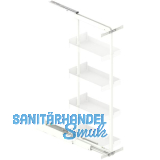 PEKA Hochschrank Standard Set KB 300 mm 900 - 1300 mm Wei�