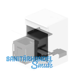 PEKA Abfallsystem Oeko Complet Aqua G KB 600 mm Anthrazit