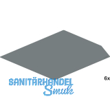 PEKA Antirutschmatten-Set Silikon 450-1900 Pleno Maxi Walnussgrau