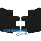 KNOKE SMART CASE Abdeckkappenset aufgesetzte Montage, Kunststoff schwarz