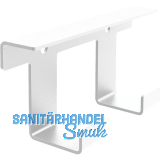 PEKA Hakenleiste 2 Haken Pecasa Stahlblech mit Feinstruktur wei�