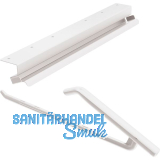 PEKA Hosenhalter-Set 800 mm Pecasa Stahlblech mit Feinstruktur wei�