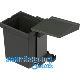 VS ENVI Single Einbau-Abfallsammler KB 400 mm 7 Liter Kunststoff Lava
