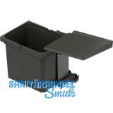 VS ENVI Single Einbau-Abfallsammler KB 450 mm 12 Liter Kunststoff Lava