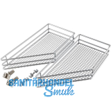 VS SUB Side Ablage-Set Saphir 45� rechts KB 300 mm Silber
