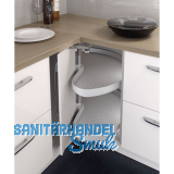 NINKA mondo Eckschrank-Drehbeschlag KB 900 mm Stahl/Kunststoff Silber