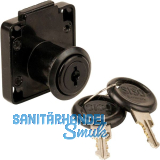 SISO Zylinder Kastenschloss 850 Lade gleichsperrend, Zamak schwarz