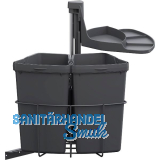 VS ENVI Einbau-Abfallsammler Center 2-fach Lava