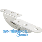 Spanplattenband 133 x 50 x 25 mm, Stahl blau verzinkt