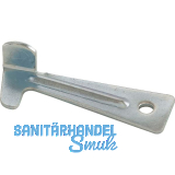 Schlie�haken L�nge 50 mm, Stahl blau verzinkt