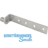 Drehlager gerade 93 x 20 mm, Zapfen � 10 mm x 12 mm, Stahl blau verzinkt