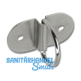 JUNIE Plattengriff Gr��e 48 x 24 mm, Stahl vernickelt