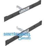 PEKA Fronthalter-Set KB 400/450 mm Hochschrank Standard Anthrazit