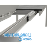 Ausziehtischf�hrung ALU 77 FRONTSLIDE, Einbaul�nge 1315 mm, Auszugsweg 1236 mm