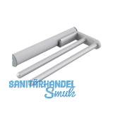 Geschirrtuch-Auszug Eris 2-armig 465 mm Alu eloxiert natur