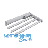 Geschirrtuch-Auszug Eris 3-armig 465 mm Alu eloxiert natur