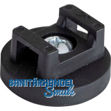 EVOline Haftmagnet schwarz mit Kabelbinder
