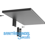 PEKA Metalltablar 550 x 250 mm Pecasa Stahlblech mit Feinstruktur schwarz