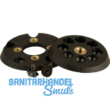 SISO Tischfu�befestigung Twist'n Turn Kunststoff schwarz