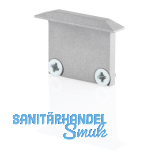 BILTON Endkappe alufarbig zu Einbau- Aluminiumprofil XT01