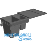 NINKA Abfalltrennsystem Set eins2f�nf/SERVO-DRIVE uno KB 450 mm Dunkelgrau