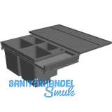 NINKA Abfalltrennsystem Set eins2f�nf/SERVO-DRIVE uno KB 900 mm Dunkelgrau
