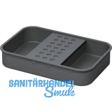 NINKA Schale Bio klein eins2top 4,2/5,5/8 Liter Dunkelgrau