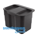 NINKA Einh�nge-Abfallbeh�lter bioBin Kunststoff Dunkelgrau