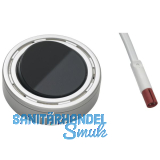 ELEKTRA Auf- oder Einbauschalter 230 V, Kunststoff alufarbig, schwarz