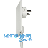 EVOline Plug-Schukostecker, max.3500 Watt, Kunststoff wei�