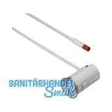 ELEKTRA Druckschalter 230 V, 1-polig, mit 1000 mm Anschlussleitung, vernickelt