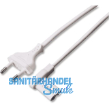 Zuleitung 2000, L 2000 mm, mit Eurostecker und Winkel-Anschlussstecker