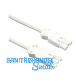 Verbindungsleitung mit Stecker und Ger�tekupplung GST18, 300 mm, wei�