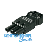 Stecker GST18 230 V Buchsenteil, schwarz