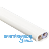 Zuleitungskabel 2-polig, 2 x 1,50 / HO3VH-H, L 50 m, wei�