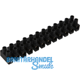 Klemmleiste EKL1, Querschnitt 4-6 mm, 12 Pole schwarz